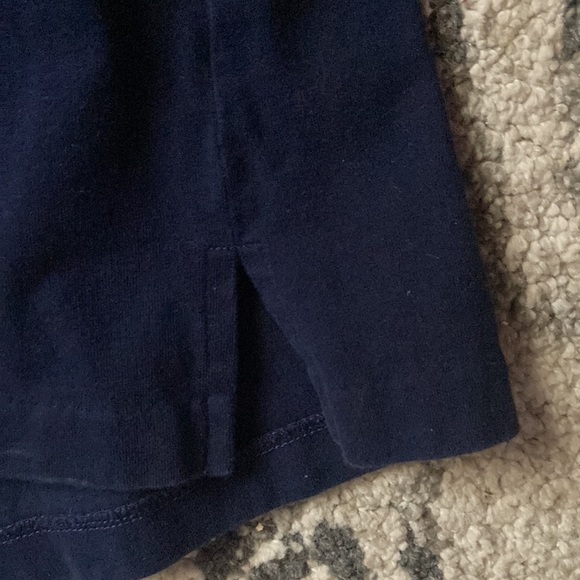 J Crew Navy Blue Embroidered Bell Sleeve Top - Picture 5 of 6